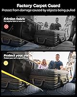 Vista 4 de 3W BMW Serie 5 G30 Alfombrilla de Maletero Apta para 2017-2023 Todo Clima TPE Alfombrillas de Maletero Ajuste Personalizado para BMW Serie 5 520i