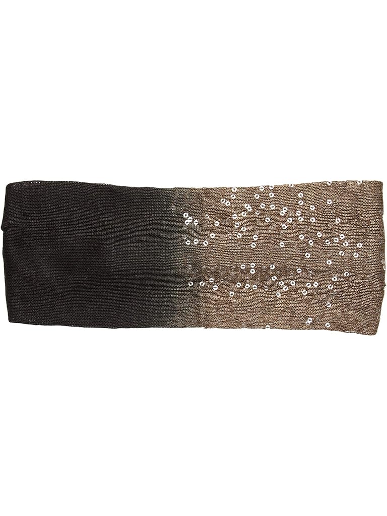 Jane Tran Dip Dye Taupe & Black Mix Headband with Sequins
