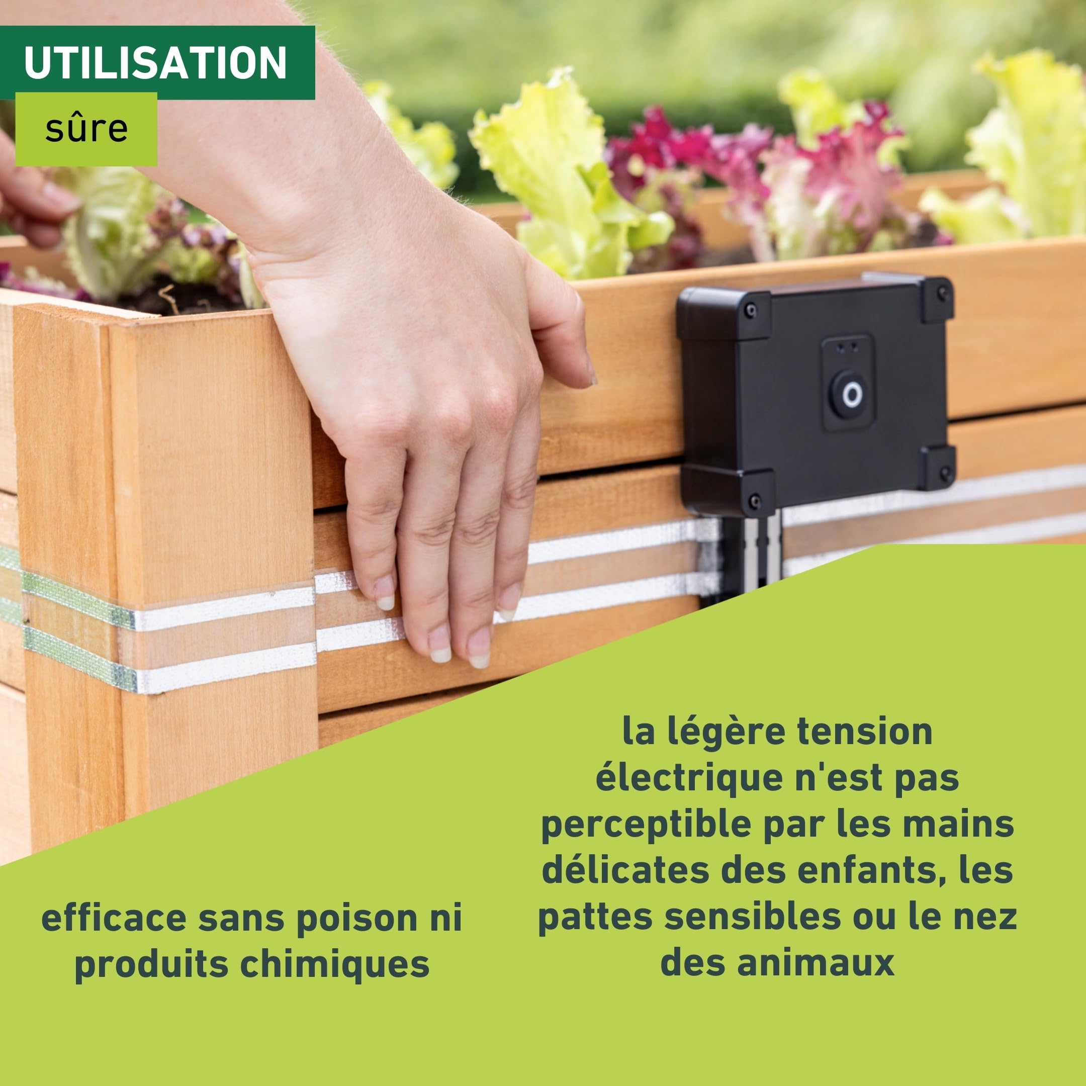 Windhager dissuasif électrique Contre Les escargots e-Fence - 10 m - Protection Contre Les limaces, barrière Anti limace, Bande à escargots électrique - Inoffensif pour l'homme et l'animal