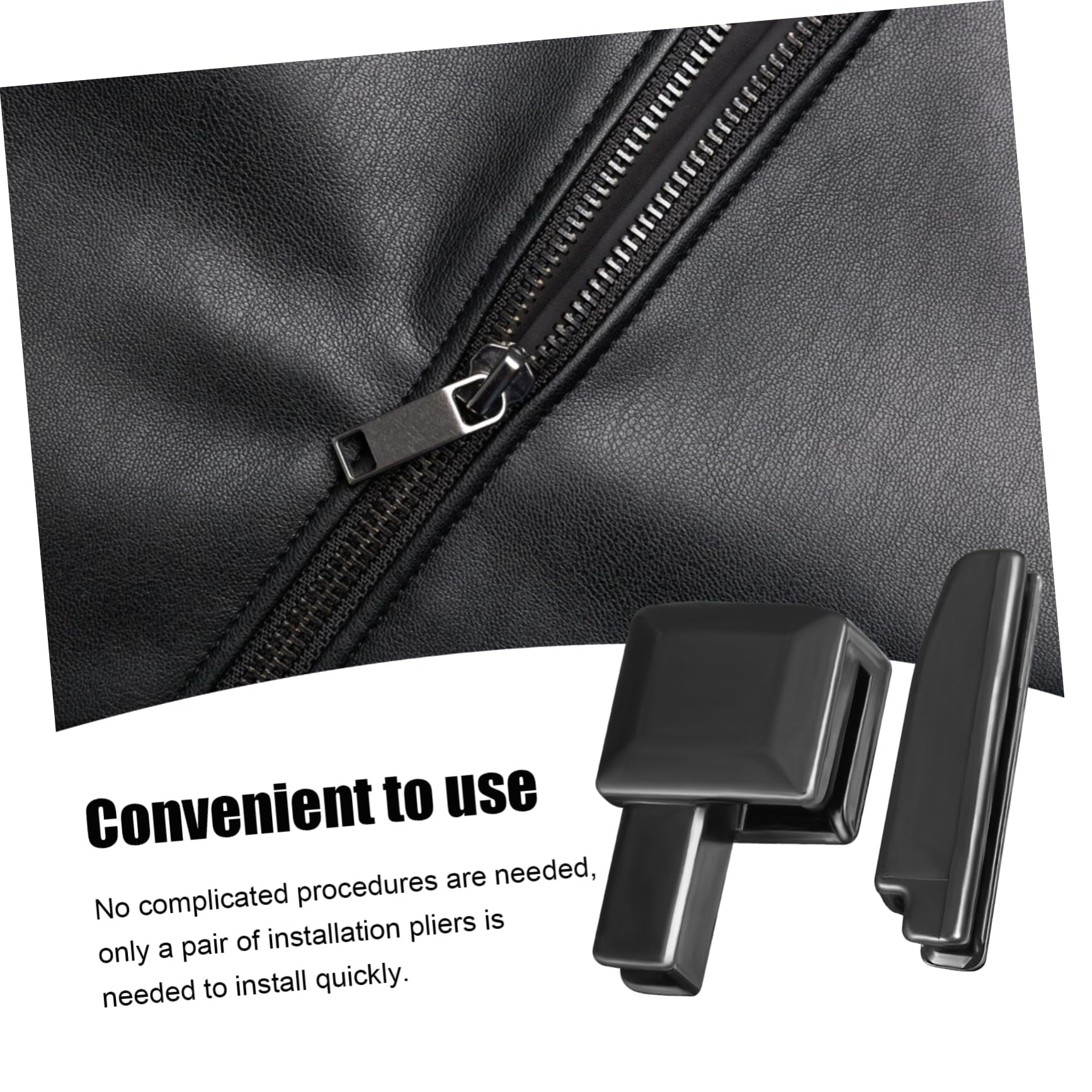 Tofficu 5piezas Kit De Reparación De Cremalleras De Metal Herramientas De Reemplazo Para Ropa Chaquetas Jeans y Mochilas Solución Rápida y Efectiva Para Cremalleras Dañadas