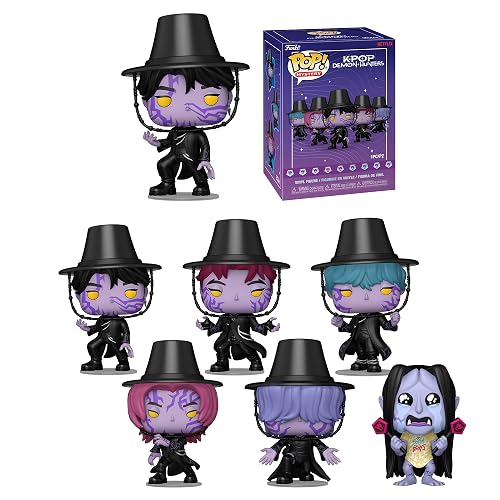 Funko Pop! Mystery: Kpop Demon Hunters - Saja Boys Blind Box Vinyl Figure | 1 Figure Per Blind Box, Netflix Merch, Jinu, Abby, Baby Or Others, KPop Idol Boy Band Gift for Teens & Girls