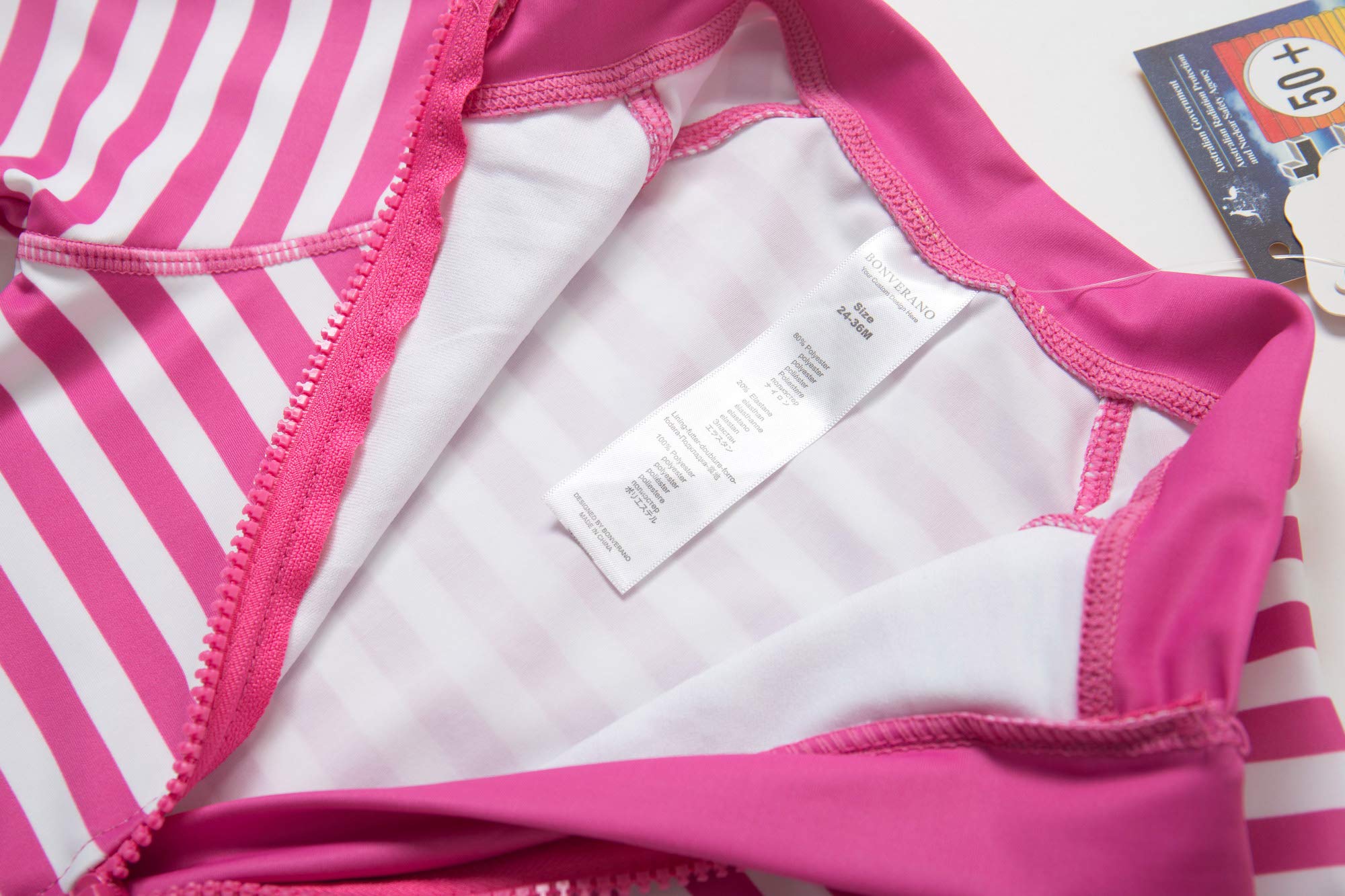 BONVERANO Body Manga Corta bebé niña protección UV 50+