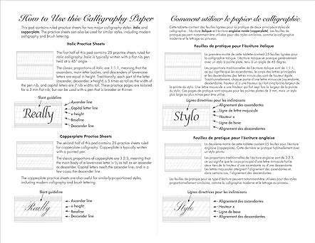 Studio Series Calligraphy Paper Pad: 50 Sheets