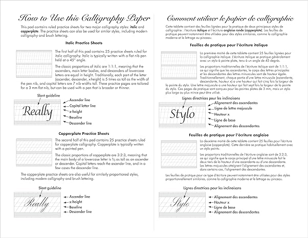 Studio Series Calligraphy Paper Pad: 50 Sheets