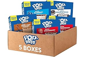 Toaster Pastries, Breakfast Foods & Kids Snacks, Variety Pack (5 Boxes, 60 Pop-Tarts)