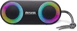 Caixa de Som Speaker, Aiwa, Bluetooth, Luzes Multicores, IP65 - AWS-SP-01