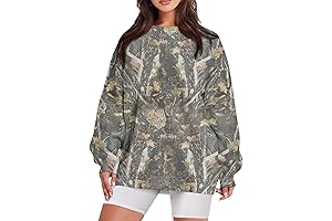 GOFULY Women's Camo Sweatshirt