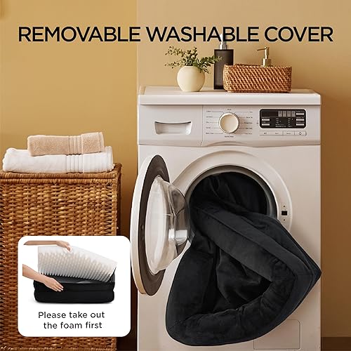 Miniatura 5 de Bedsure - Cama ortopédica XXL para perros, sofá cama lavable para perros gigantes, espuma de soporte con funda extraíble y lavable, forro