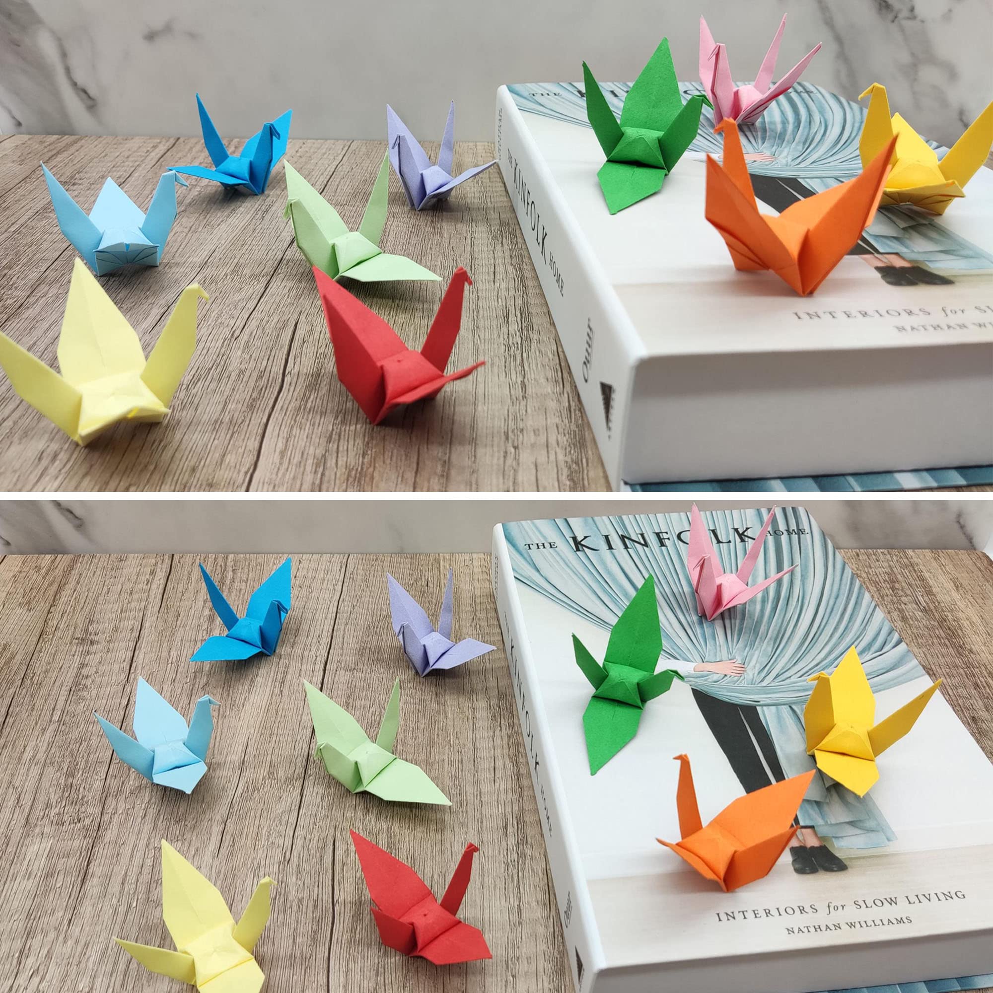 Gru Di Carta Origami Fatti A Mano Piegati Origami 100 Pezzi Gru Origami Uccello Origami Gru Carta Per Origami 7 Cm Per La Decorazione Della Casa Di Sfondo Della Festa Nuziale