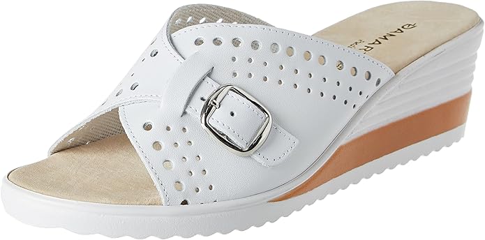 talons compensés rouge