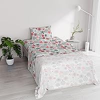 Set Lenzuola Letto Singolo Cotone River, lavorato in Italia - Completo Letto