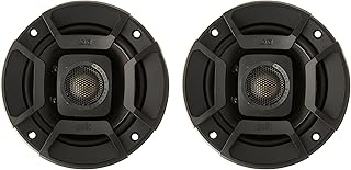 Polk Audio DB402 DB+ Series 4" Coaxial Speaker for Car & Marine, 2-Way Boat & Car Audio Speaker, 60-22kHz Frequency Response, 4" Polypropylene Woofer Cone & 3/4" Silk Dome Tweeter, Easy Installation