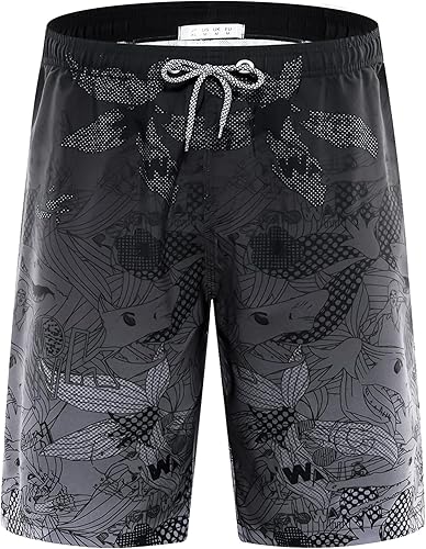 APTRO - Traje de baño para hombre, de secado rápido, de 23 cm, trajes de baño de playa para hombres grandes y altos