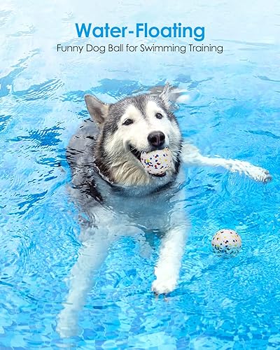 Miniatura 4 de UNISE Pelotas para perros para masticadores agresivos, juguete de agua para perros, juguetes de búsqueda de perros, pelotas de tenis, juguetes