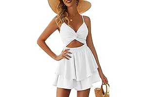 White Rompers for Women Summer: A Stylish and Comfortable Choice