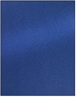 Vista 6 de Navy Blue Shimmer Paper - 100-Pack Metallic Paper, 80 lb Text, Double Sided, Printer Friendly - Perfect for Weddings, Birthdays, Craft Use, Letter
