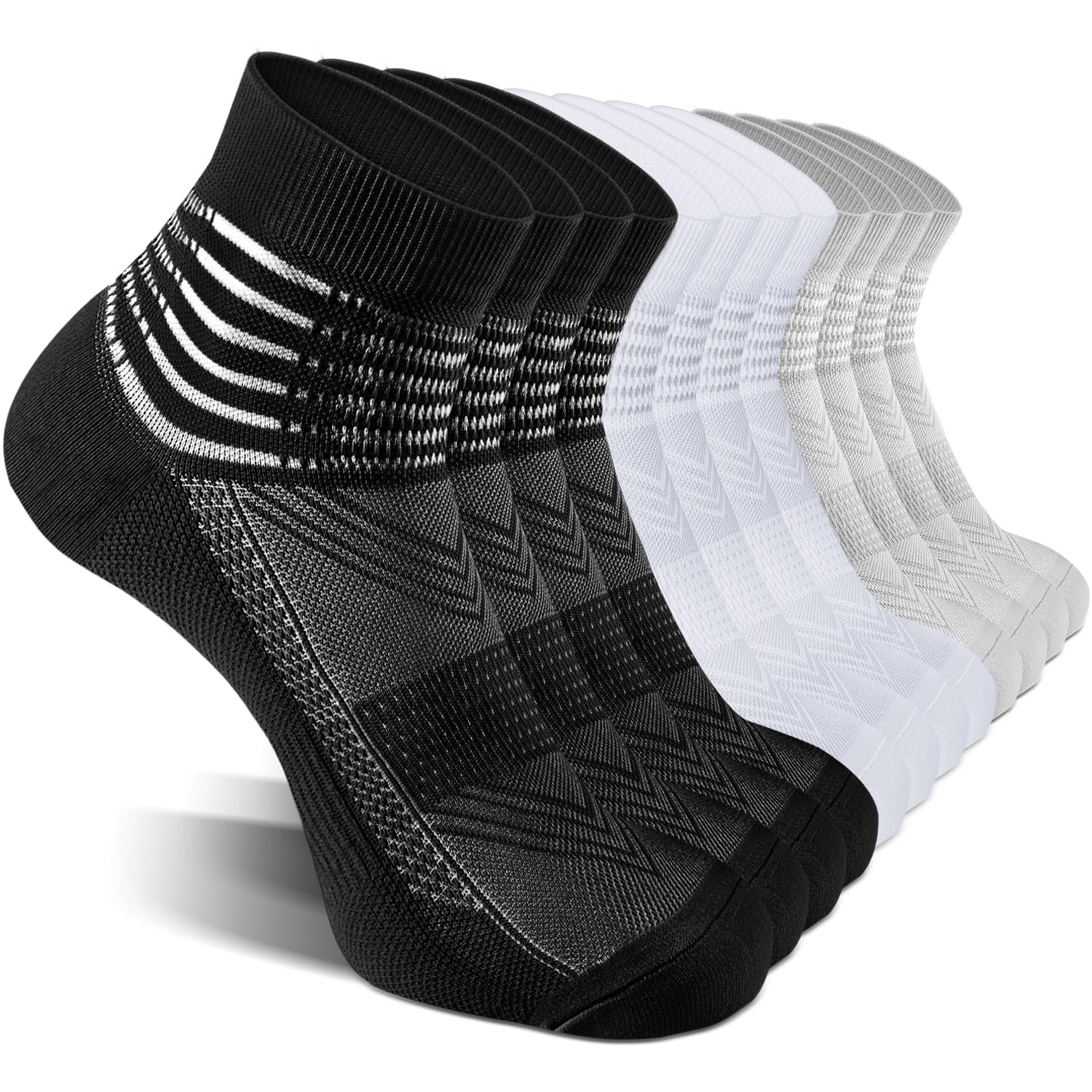 Photo 1 of IRAMY Compression Ankle Socks - 6 Pairs