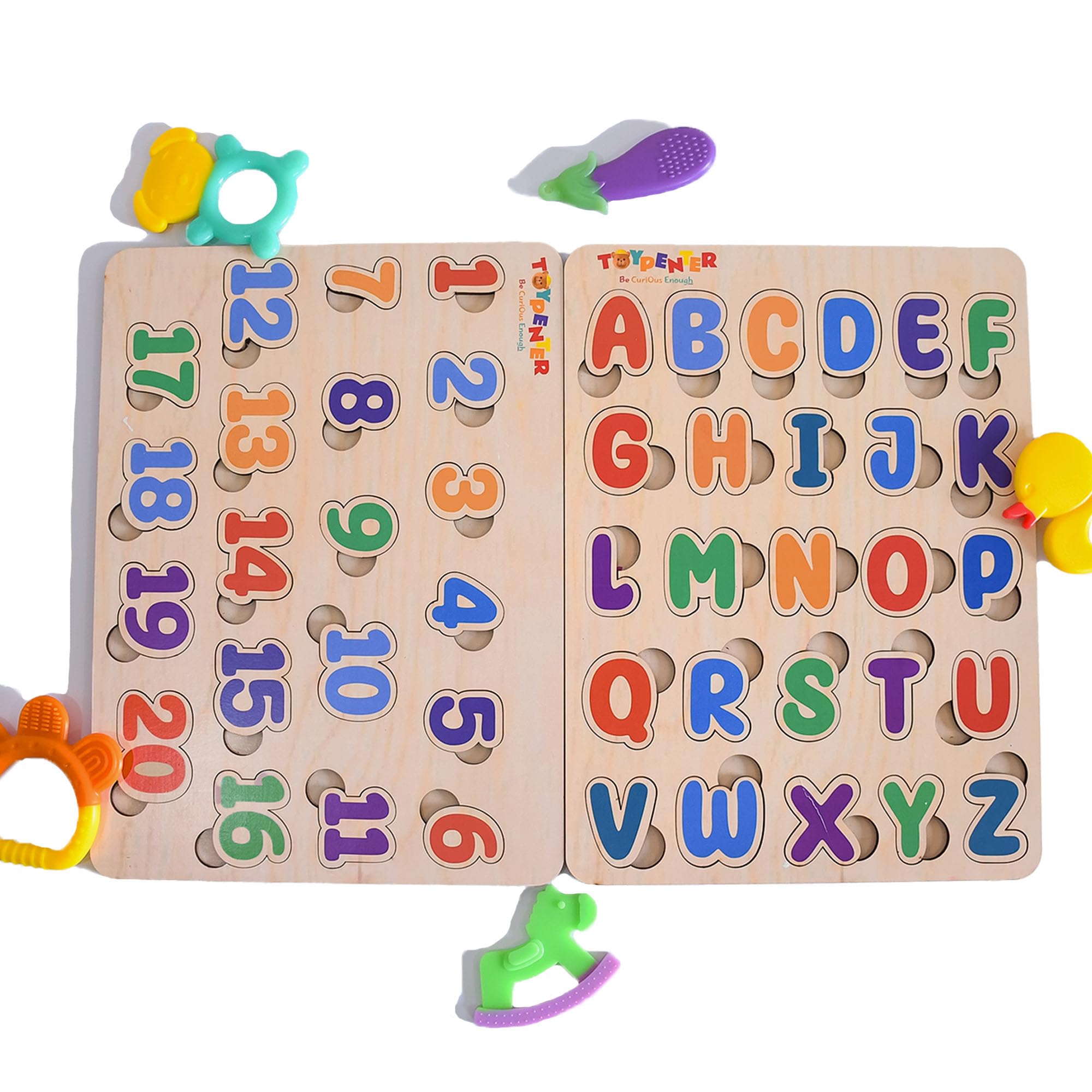 TOYPENTER Wooden Learning Educational Board | Wooden Puzzles for
