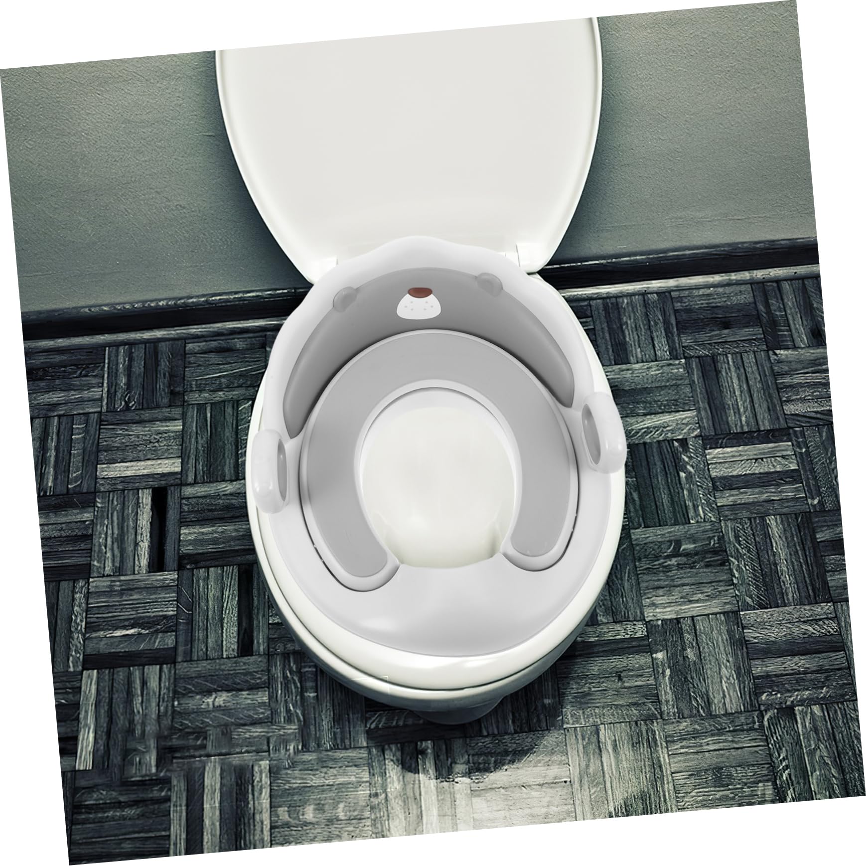 Toyvian Asiento de Orinal Plegable para Niños Pequeño Entrenamiento Baño Antideslizante Asiento Inodoro Portátil para Bebés
