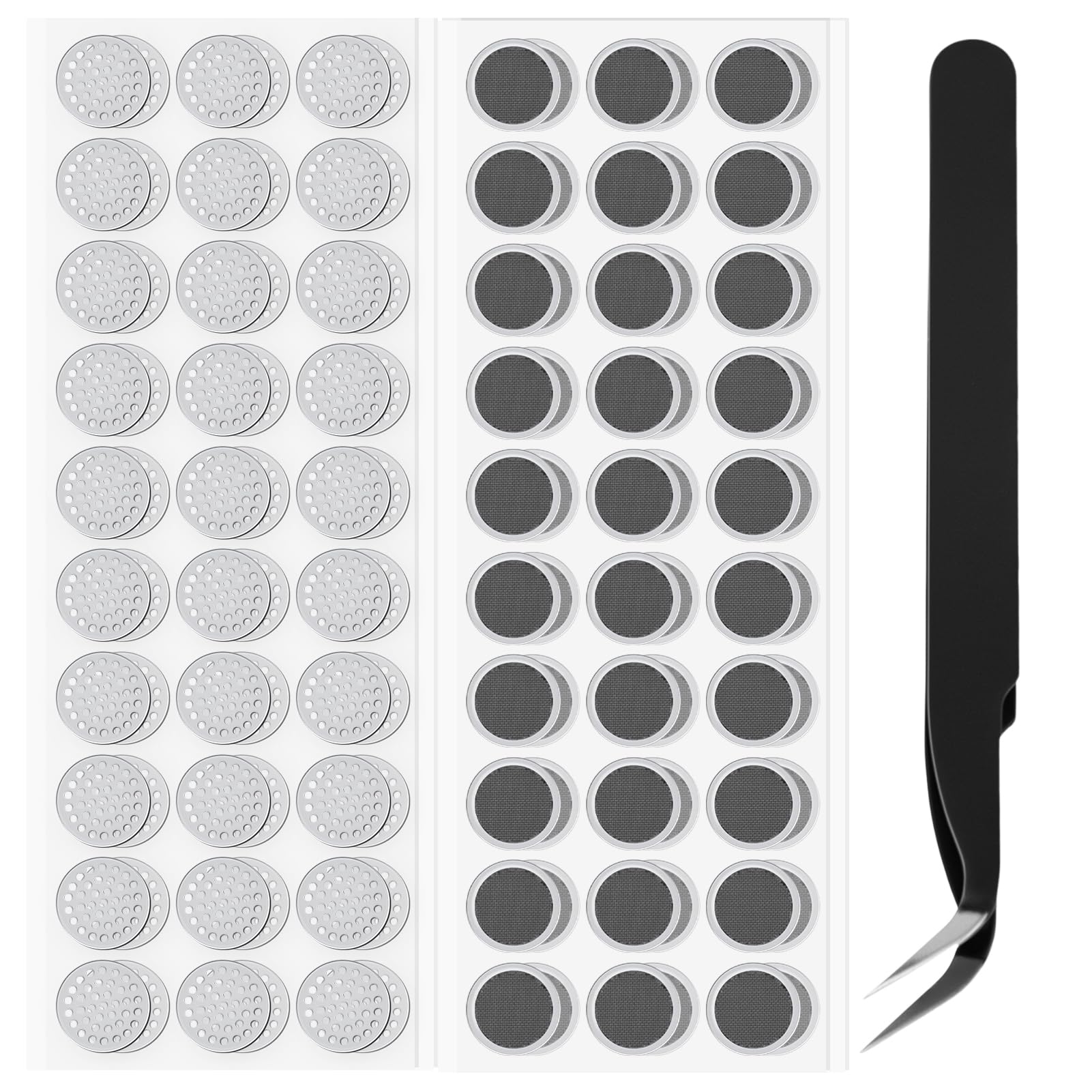 Photo 1 of 120 Pcs Earbuds Dust Filter Replacement Kit - Earphones Dust Proof Microphone Mesh Replacement