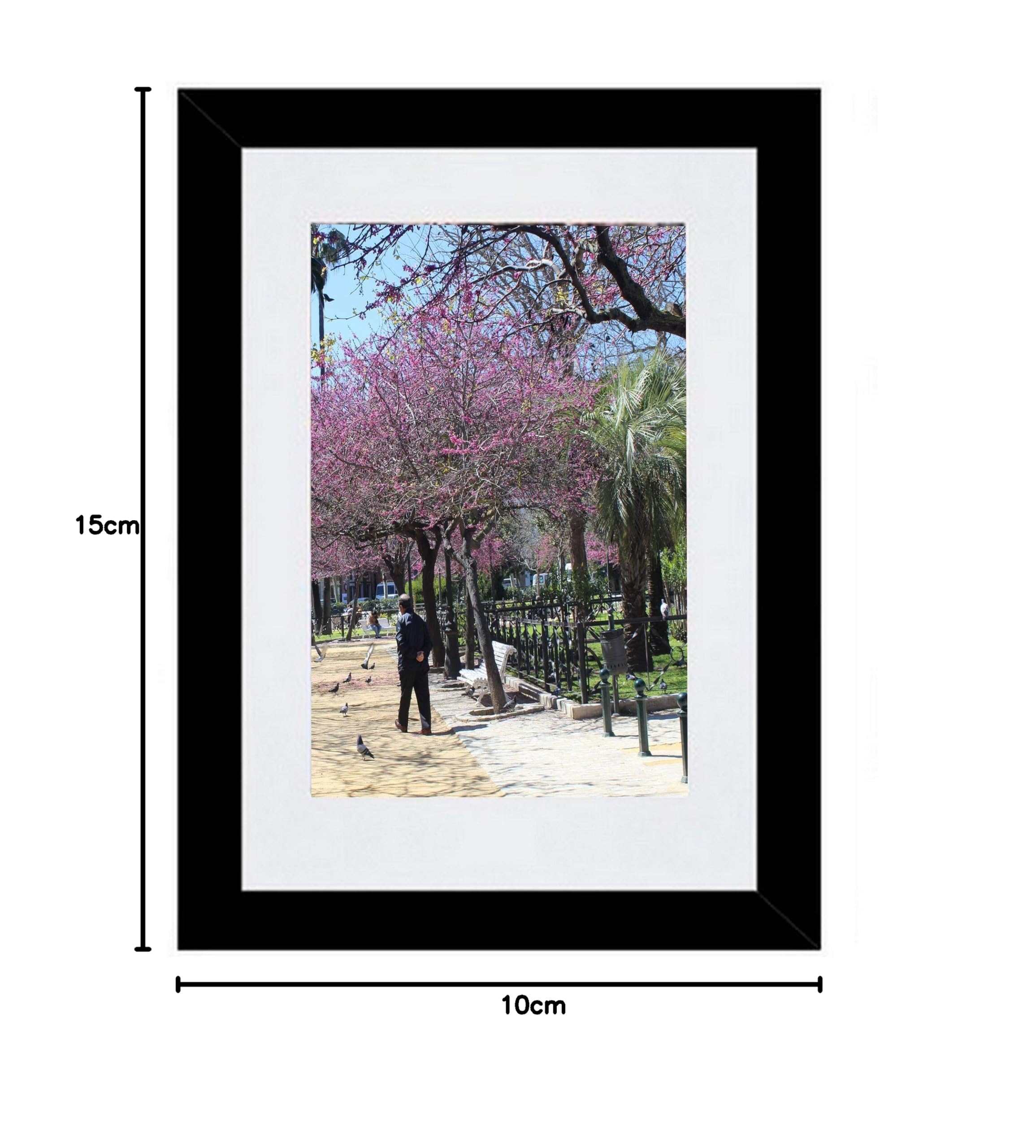 Bilderrahmen Fotorahmen 24x30 cm Schwarz bilderrahmen zum aufhängen MDF picture frames Farbe und 40 verschiedene Größen wählbar ohne… – Ansicht 7
