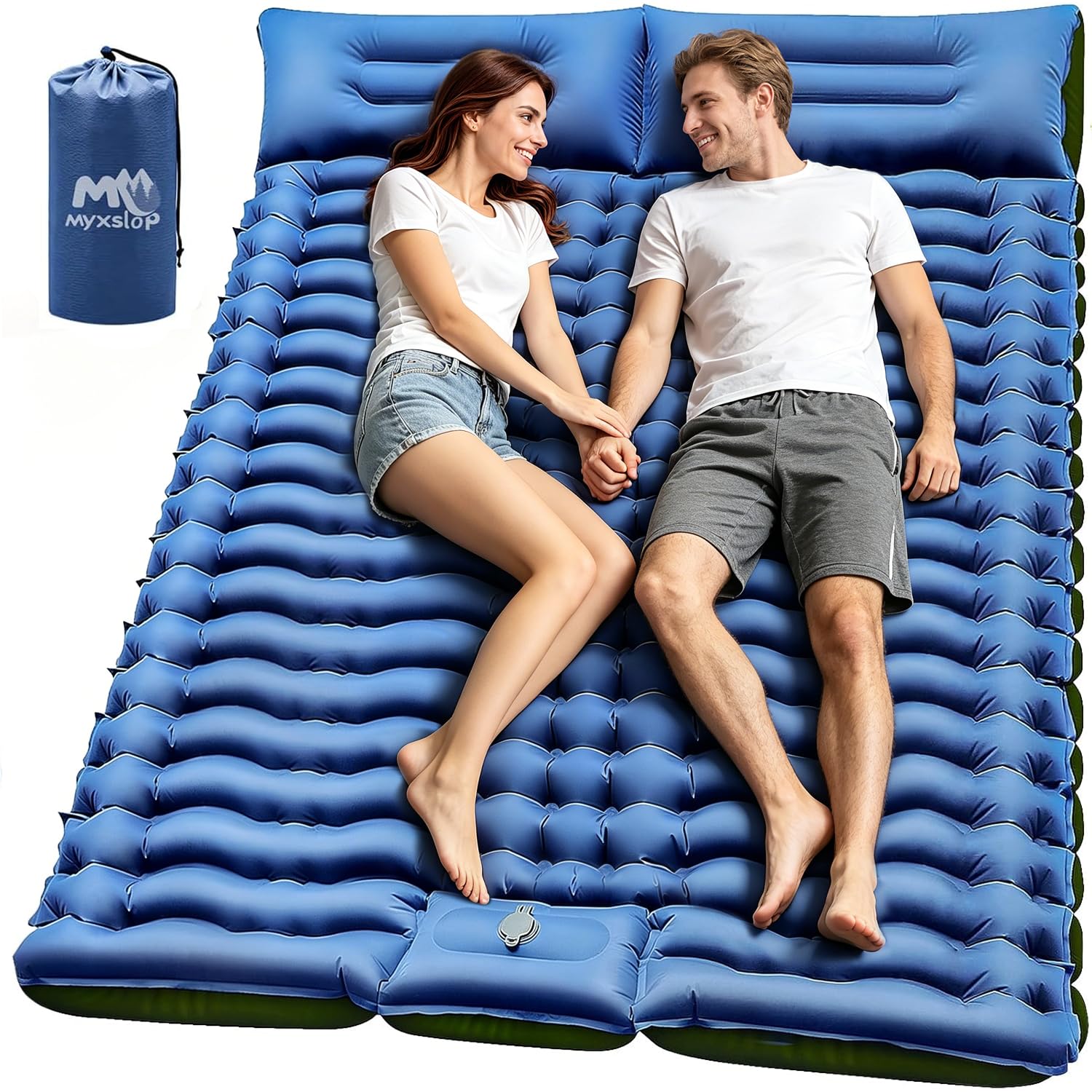 Photo 1 of Myxslop Double Sleeping Pad - 4" Thick, Green