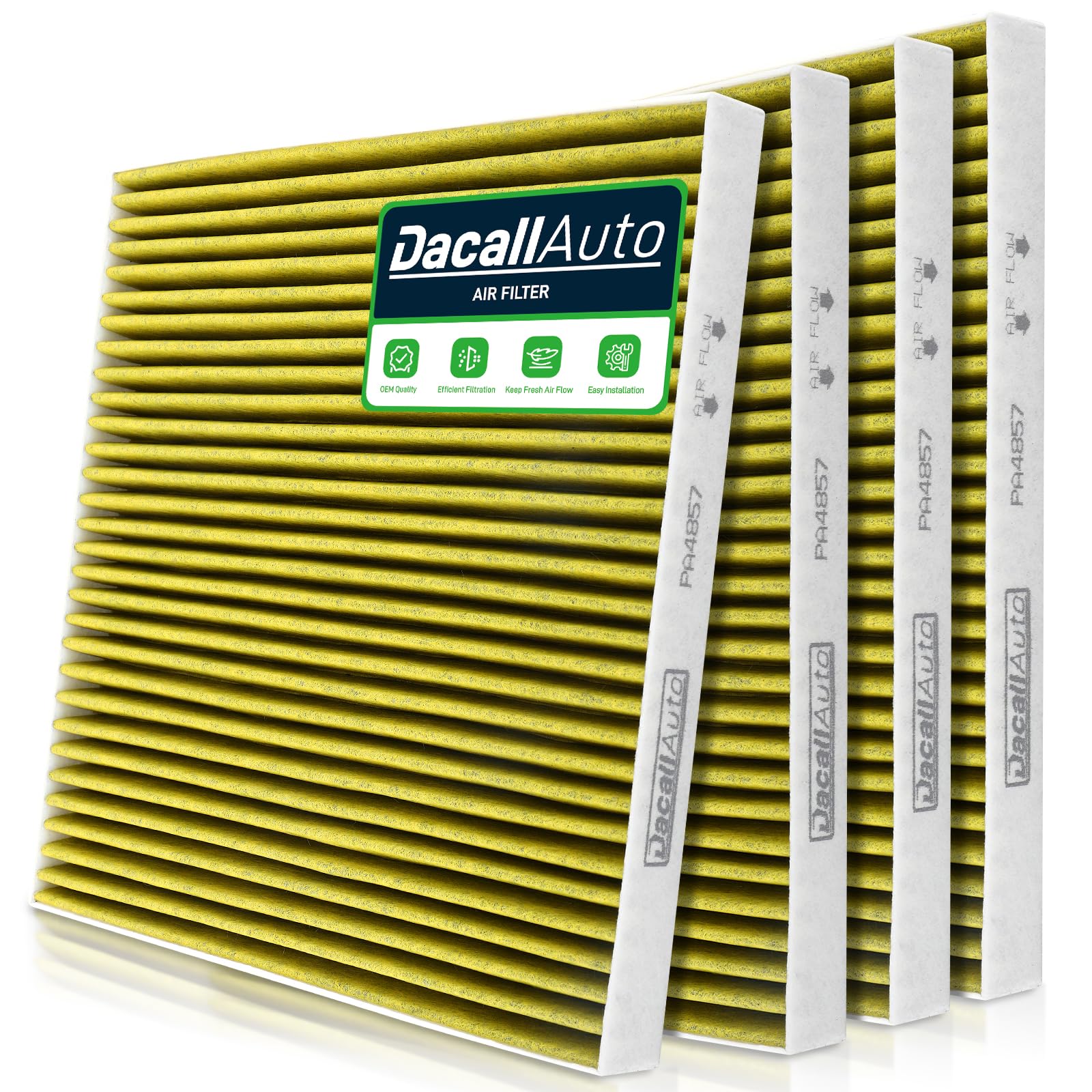 Photo 1 of Cabin Air Filter Replacement Set for Freightliner Cascadia 2008-2023,1996-2011 Freightliner Century Class,2000-2013 Columbia,Coronado,122SD,MT45 Heavy Duty Truck | Replace PA4857 BOA91559 P60942-4 Pcs