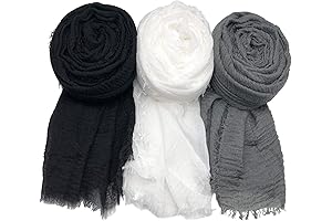 3 PCS Women Soft Scarf Shawl Long Scarf: Your New Winter Wardrobe Staple