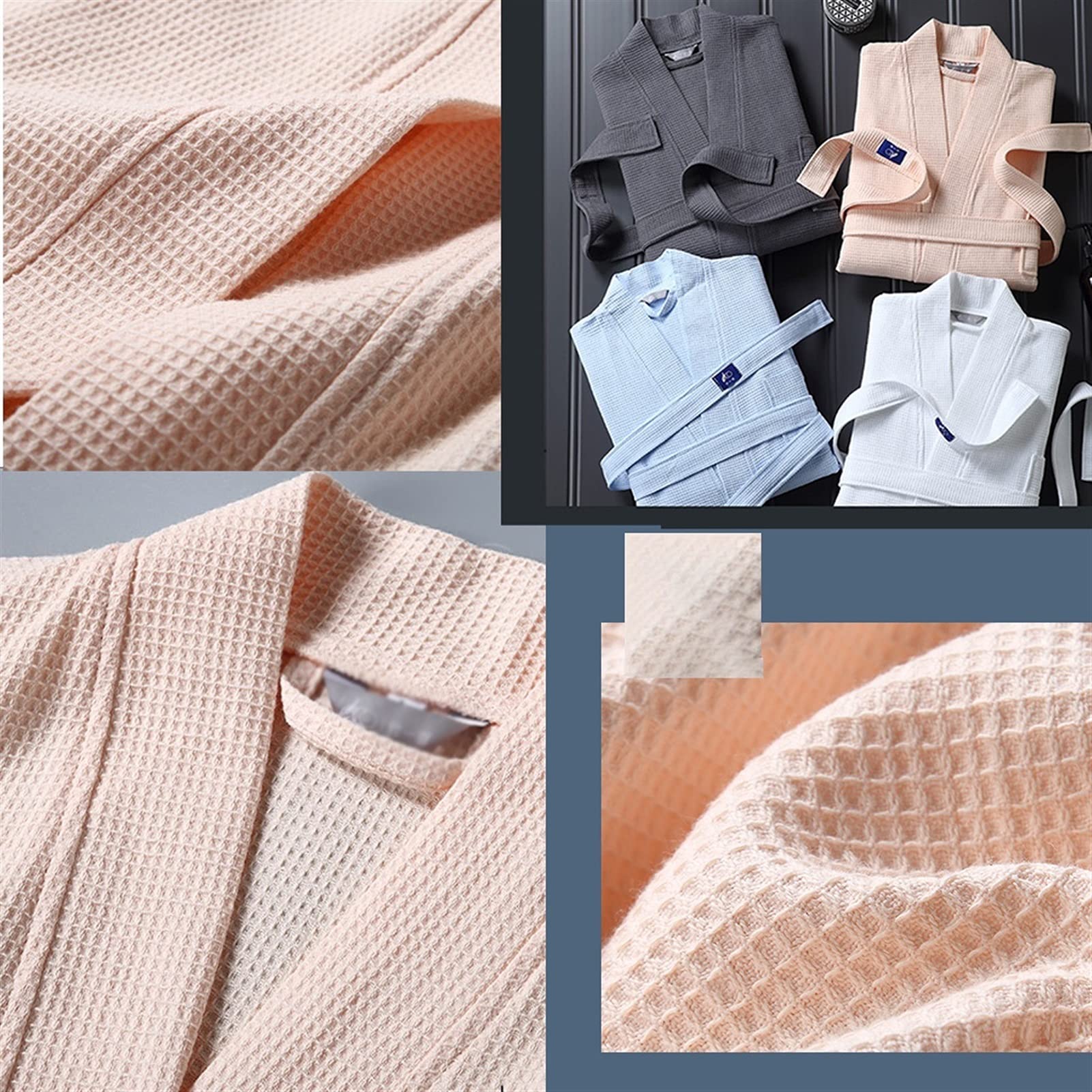 Accappatoio In Cotone 100% Cotone Accappatoio, Accappatoio A Cinque Stelle Accappatoi Da Uomo E Lunghi Caminetti Da Uomo E Da Donna In Primavera, Estate E Autunno Asciugamano Multi-cotone Materiale