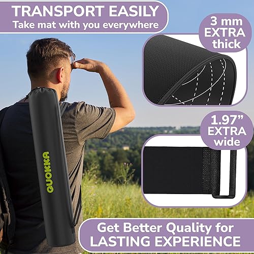 Miniatura 4 de QUOKKA Tapete enrollable para rompecabezas, 1500 piezas, 46 x 26 pulgadas, parte inferior de goma antideslizante de carbono gris portátil con parte