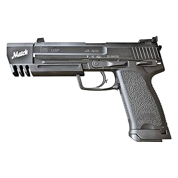【中古美品・絶版希少】KSC H&K USP match スライドHW 07HK KSC] USP.45 Match スライドHW システム7 ガスブローバック JAN