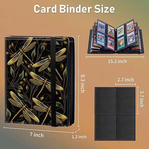 Vista 13 de Carpeta para tarjetas de intercambio, 4 bolsillos para tarjetas intercambiables, 400 bolsillos de doble cara, funda para tarjetas de tamaño Galaxia