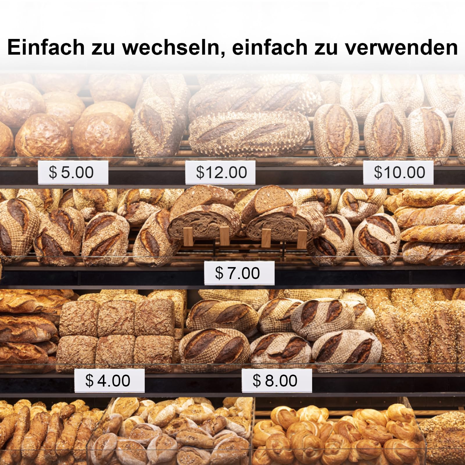 30 Stück Transparenter regal etikettenhalter, Acrylic Label Holders,Bücherregalklammern zum Beschriften mit 30 Etiketteneinsätzen,für Regale,Kleiderschrank