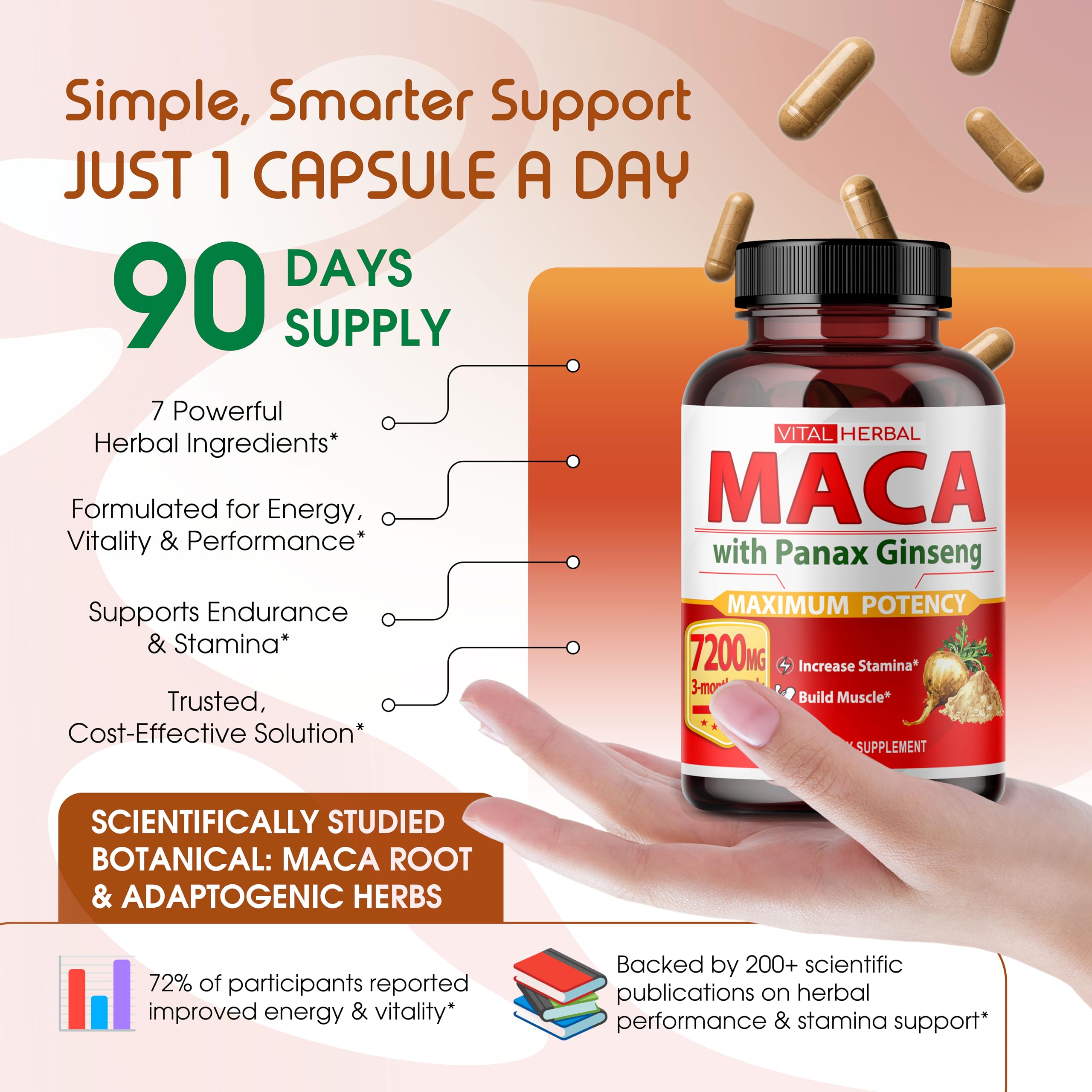 Complément Alimentaire Pour Hommes - Maca, Ashwagandha, Ginseng Et Shilajit Bio (60 Capsules) - Date Expiration DEC 2026