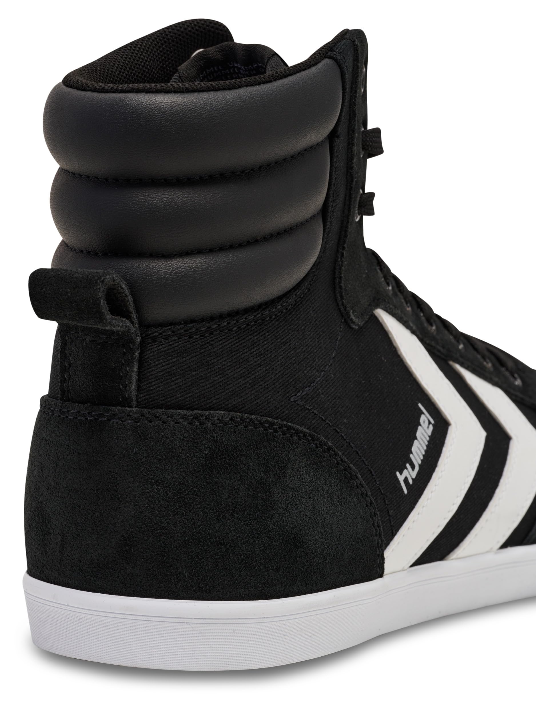 hummel Unisex Slimmer Stadil High Sneaker, Black, Size 40