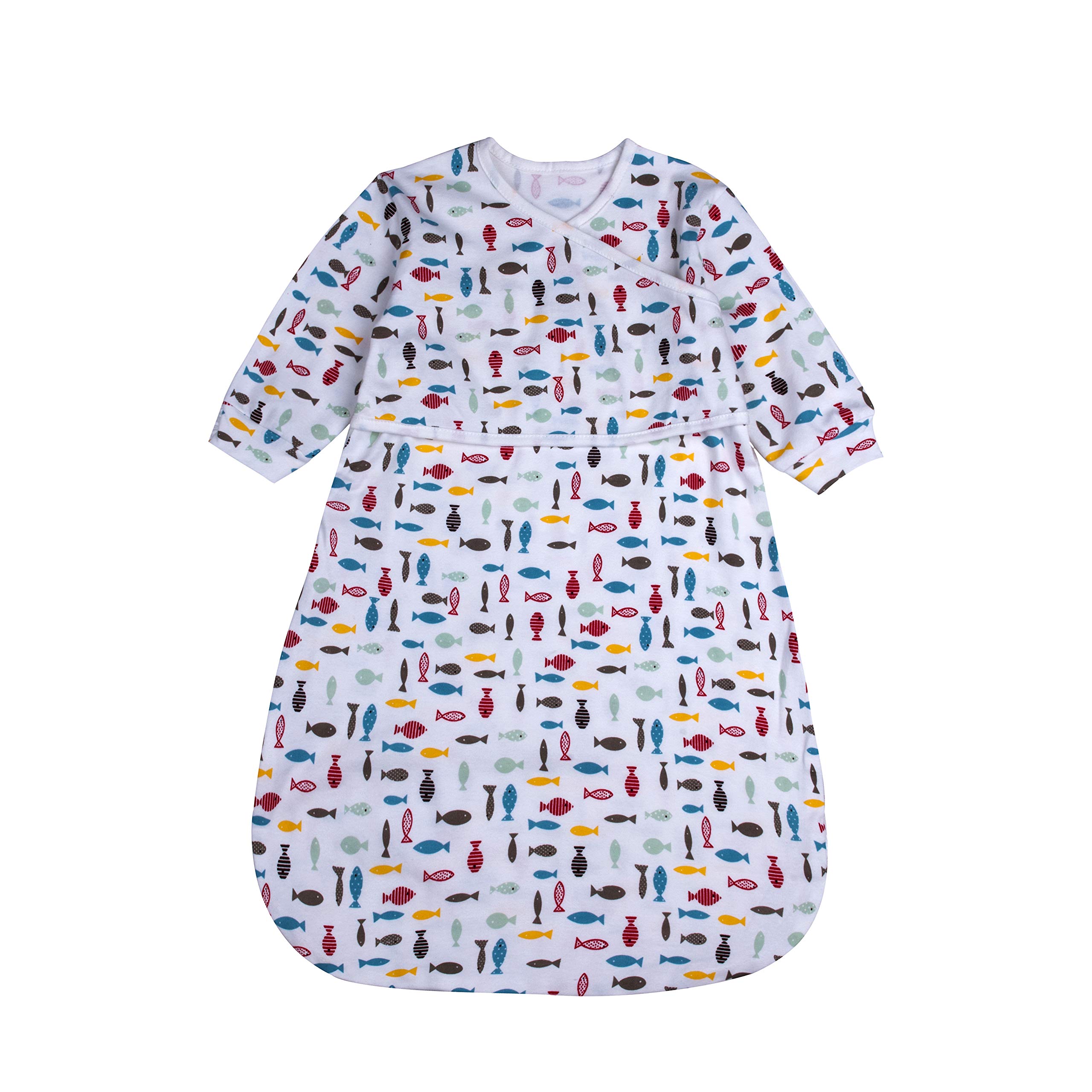 Nursery Swaddling Blankets Cotton, Wearable Blanket with Sleeve,Baby Sleeping Bag, Sleeping Sack