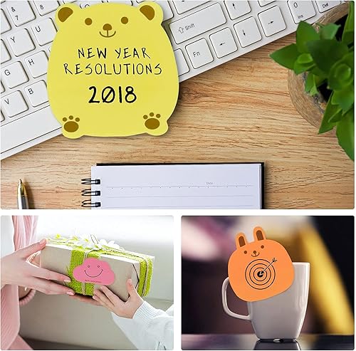 Miniatura 3 de HysmmxHer 11 estilos de notas adhesivas de animales de dibujos animados lindos marcadores de páginas de notas de dibujos animados en diferentes