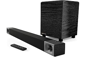 Premium Klipsch Cinema 400 Sound Bar System with 8" Wireless Subwoofer for Immersive Home Audio