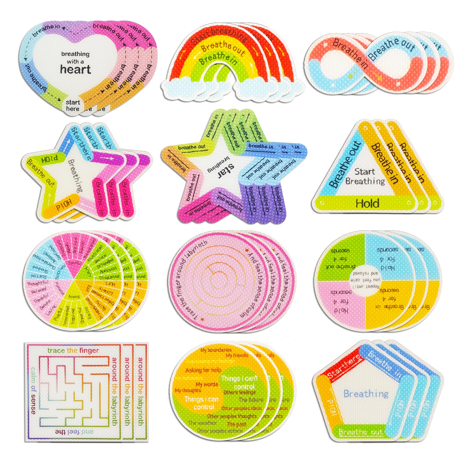 50% Off Tasttin Calm Strips Anxiety Relief Sensory Stickers 36 Pack