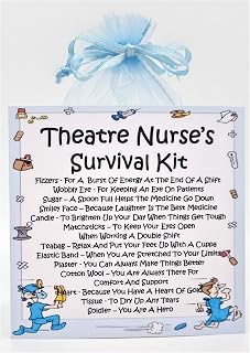 Theatre Nurse's Survival Kit ~ Fun Novelty Gift & Card Alternative | Birthday Gift |Thank You | Theatre Nurse Gift | Unique Secret Santa Gift Idea