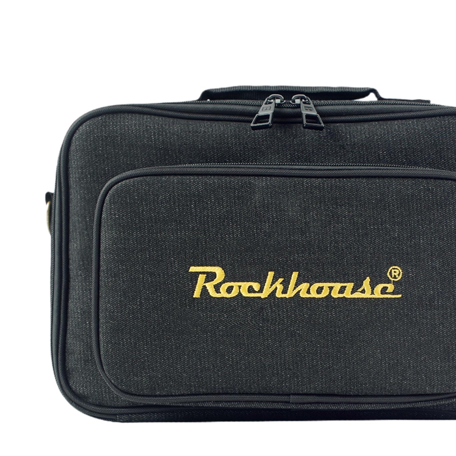 Bolsa de Almacenamiento para Pedalera de Efectos de Guitarra, Estuche de Transporte para Pedalera de Guitarra, Bolso de Mano Profesional para Pedalera, Negro, S