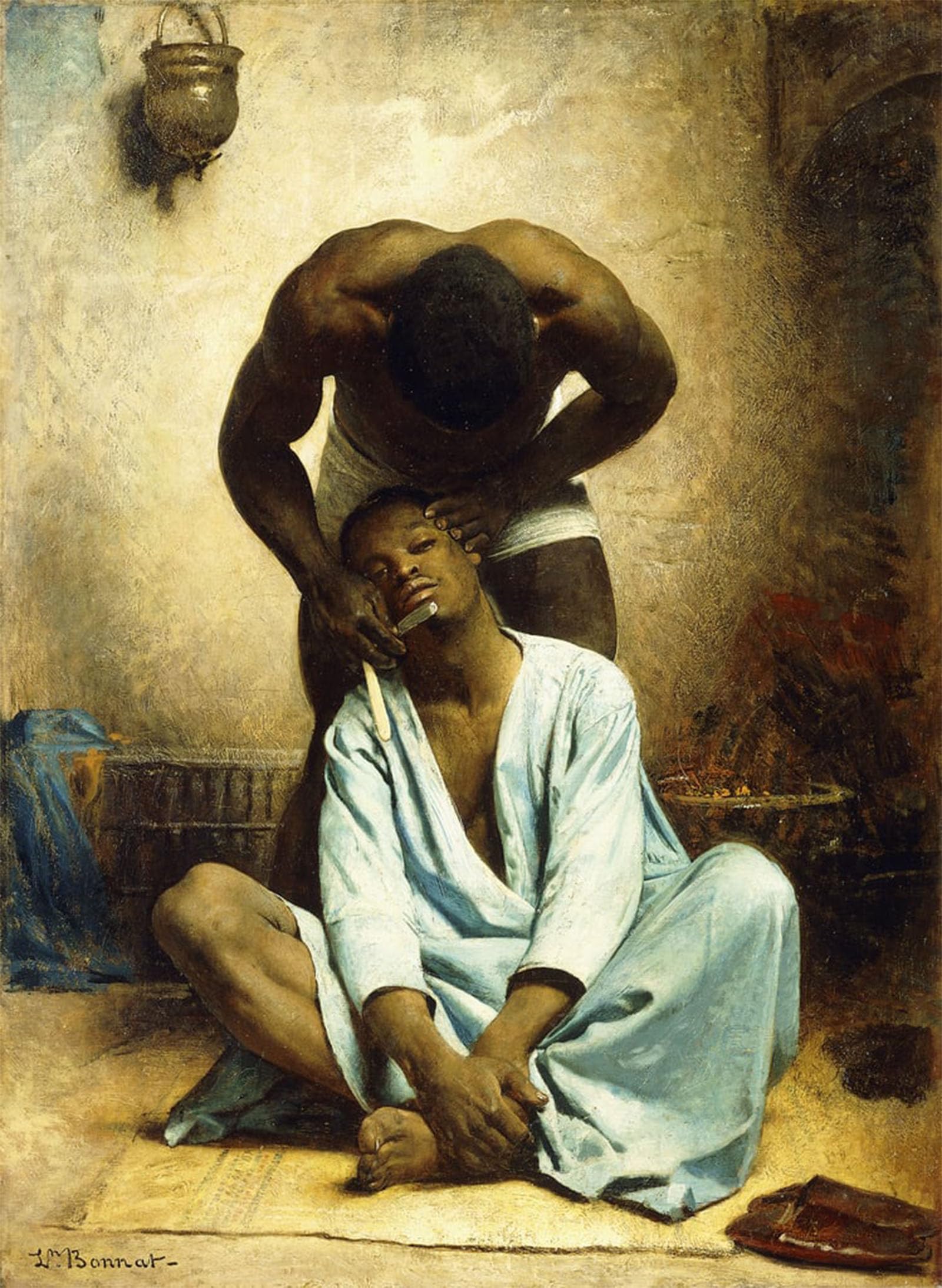 Posteriik No Frame Vintage Print Pop Art Landscape Artwork The Of Suez By Leon Florentin Bonnat Art Prints For Office Home Decor 60X90cm