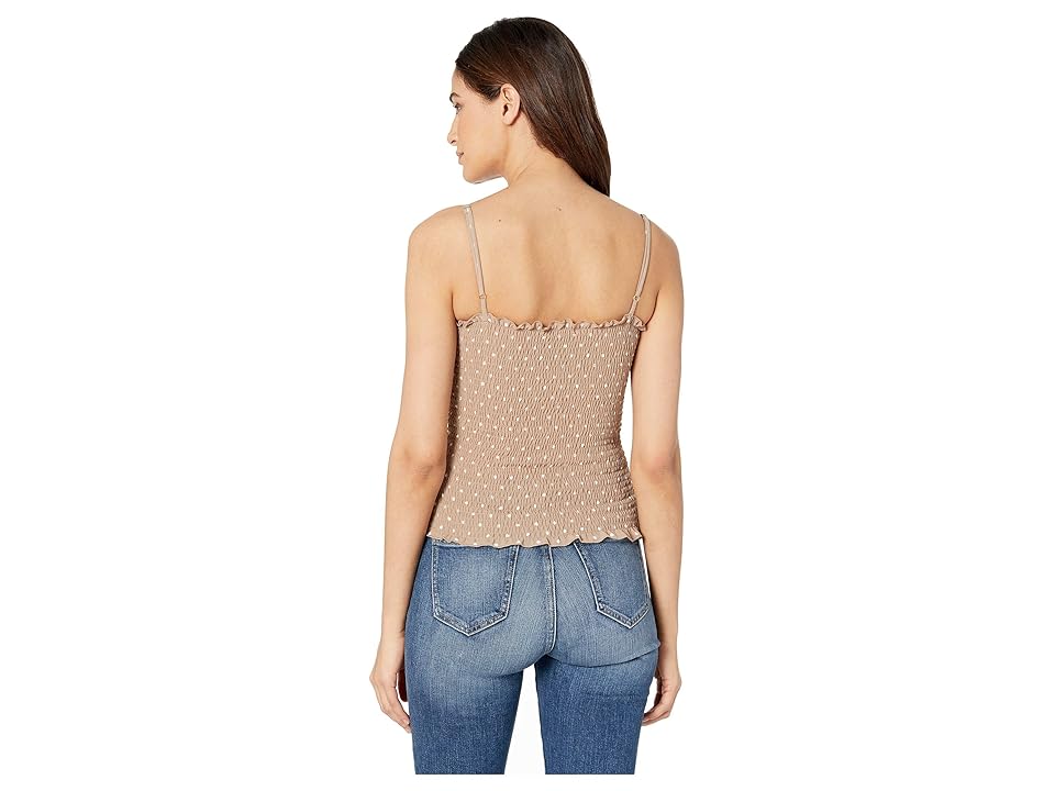 

Show Me Your Mumu Emanuelle Smocked Top (Dotcha Miss Me) Women's Sleeveless, Neutral