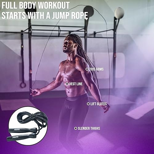 Miniatura 4 de Cuerda de saltar de velocidad para todas las edades, sin enredos, cable rápido, ideal para ejercicios en casa, cardio, boxeo y entrenamientos