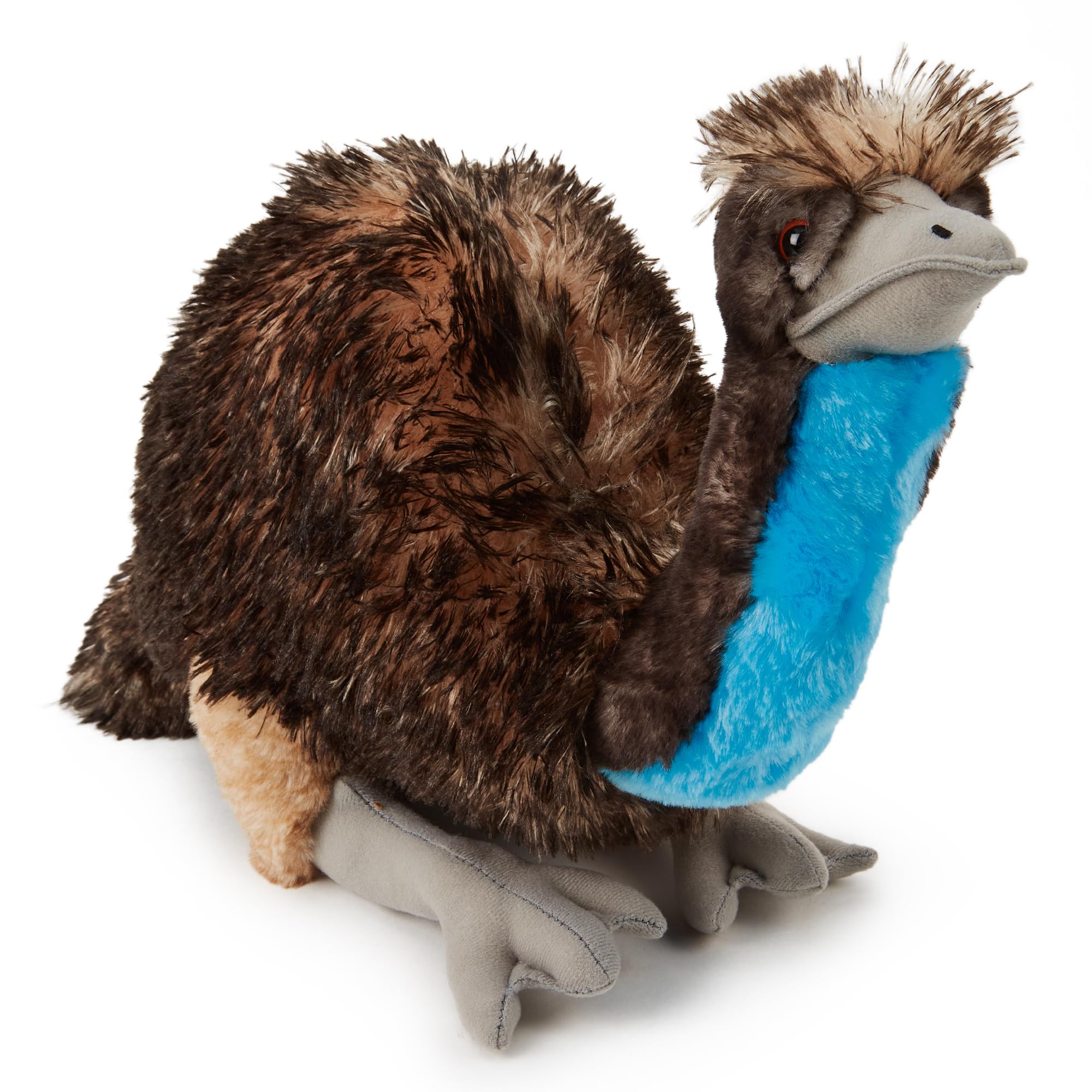 Emu Plush Toy (40cm) - Large, Loveable Bird, Eco-Friendly, Fun for Children's Playtime, 100% Recycled Material