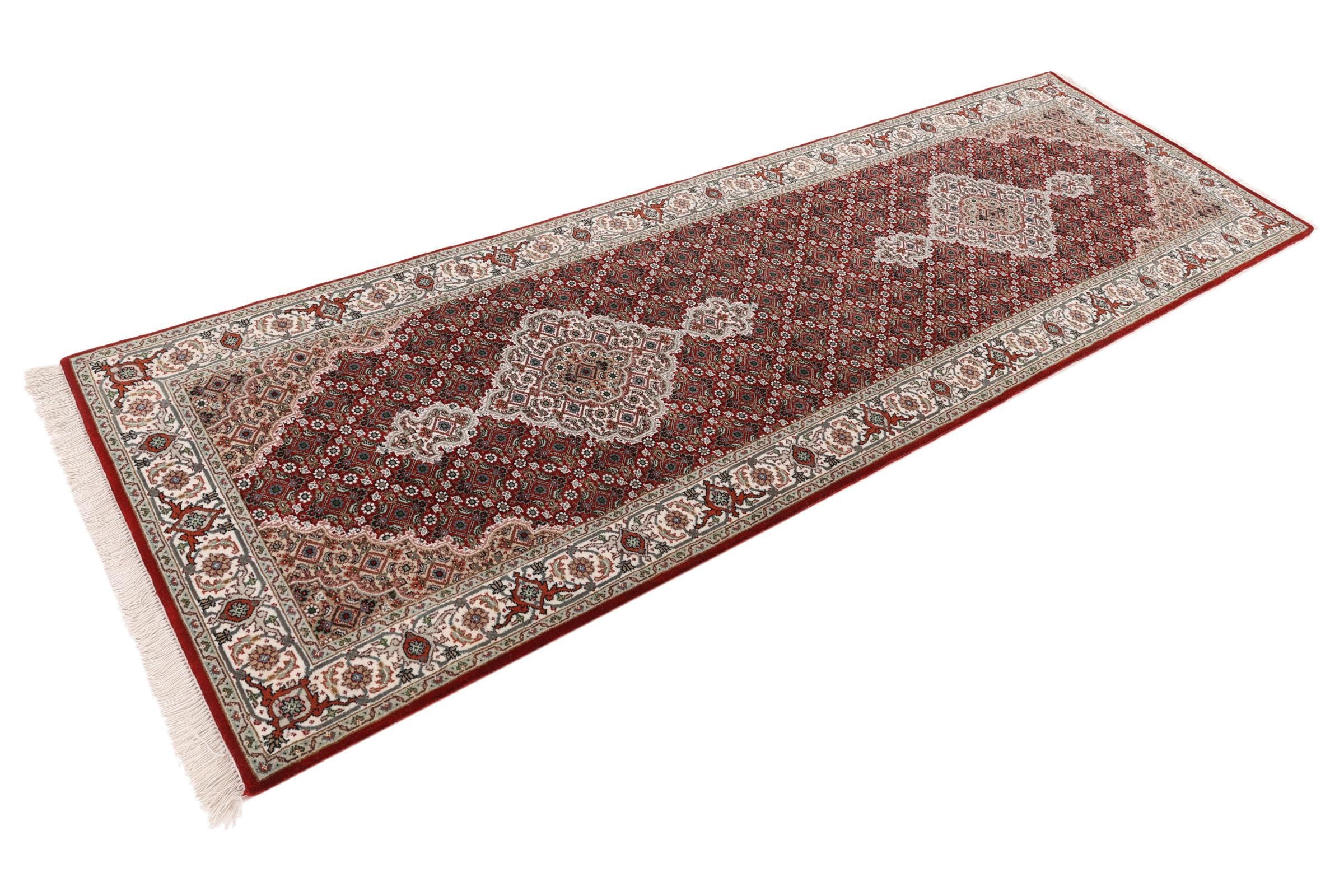 Tabriz 82x253 Ręcznie tkane Dywan orientalny Dywanik Dywan Wełna Indie