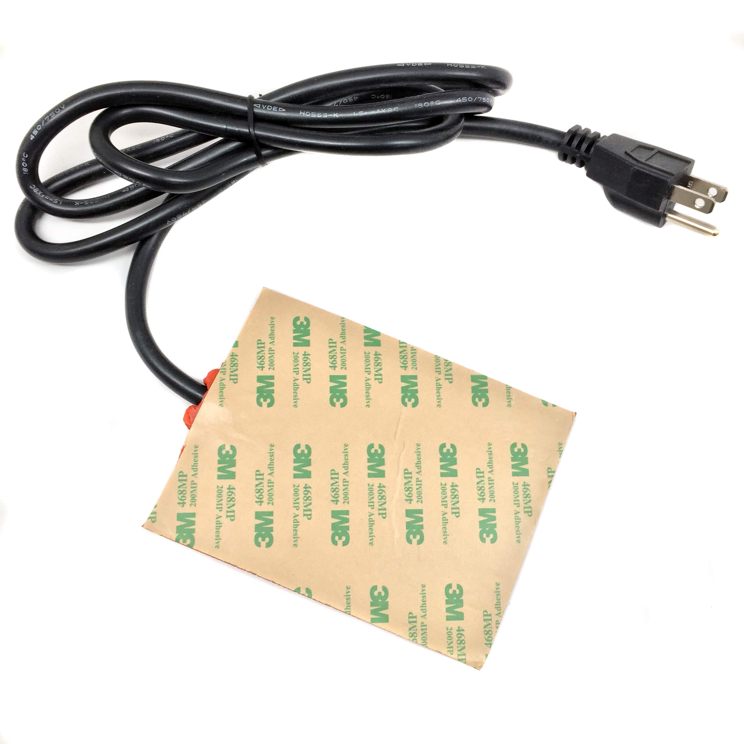 Amazon.com: ENGINE BLOCK HEATER Pan 3M stick on Pad (120V U.S.A. / Long  CORD) Designed for: 4 Cylinder Engines by Z-TOOL HEATER TEC. : Automotive