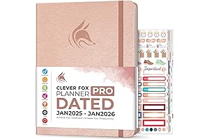 Clever Fox Planner Pro 2024: Master Productivity and Goal Achieving