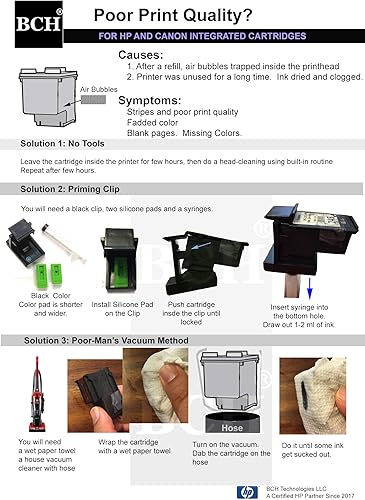 Miniatura 6 de BCH EZ30-T - Kit de recarga de tinta para cartuchos de impresora de inyección de tinta PG-260 CL-261 TS5320PG-240 CL-241 - Kit de primer
