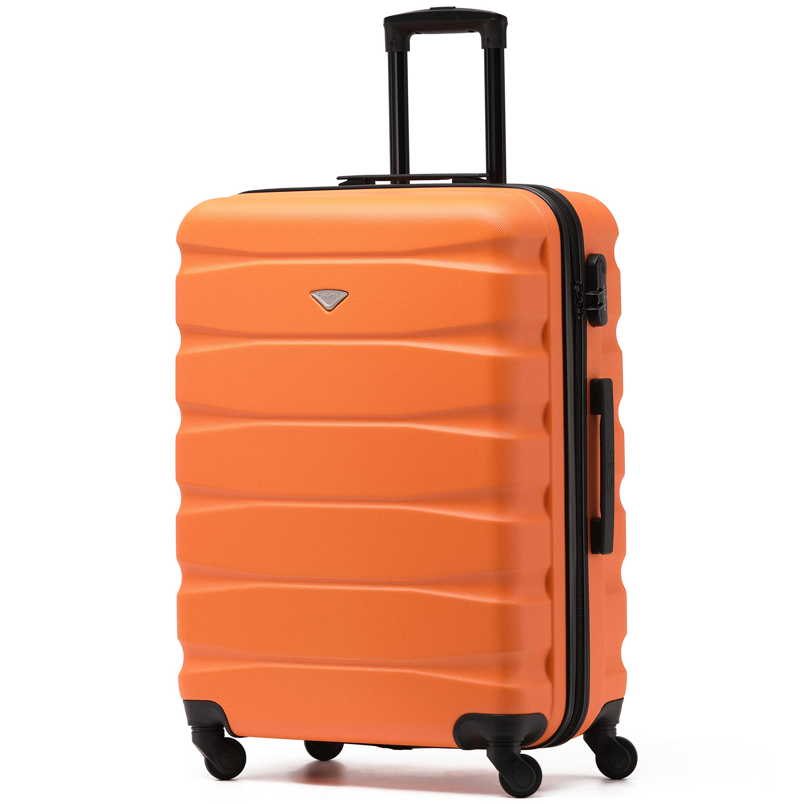 Flight Knight Lightweight 4 Wheel ABS Hard Case Medium Suitcase Approved for Over 100 Airlines Including easyJet, British Airways, Ryanair, Jet2, Emirates & Many More - Check-in Medium Size 25" — view 221